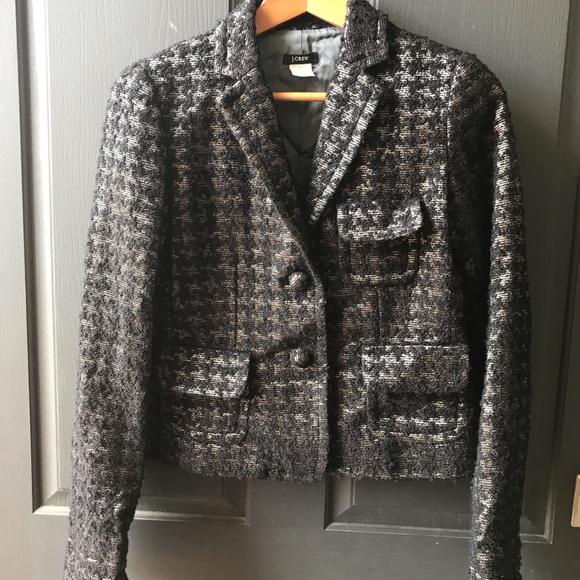 J Crew Jacket. Gorgeous. Iridescent details. Sz 2 - Picture 3 of 8